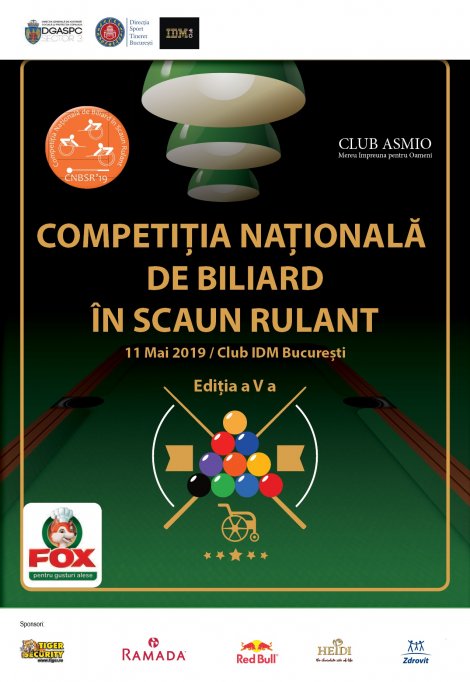 Competitia Nationala de Biliard in Scaun Rulant