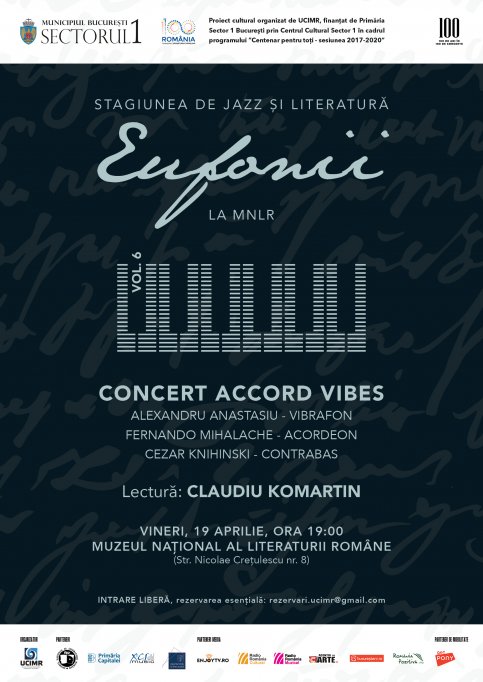 Tango-jazz și recital de poezie cu Accord Vibes și Claudiu Komartin