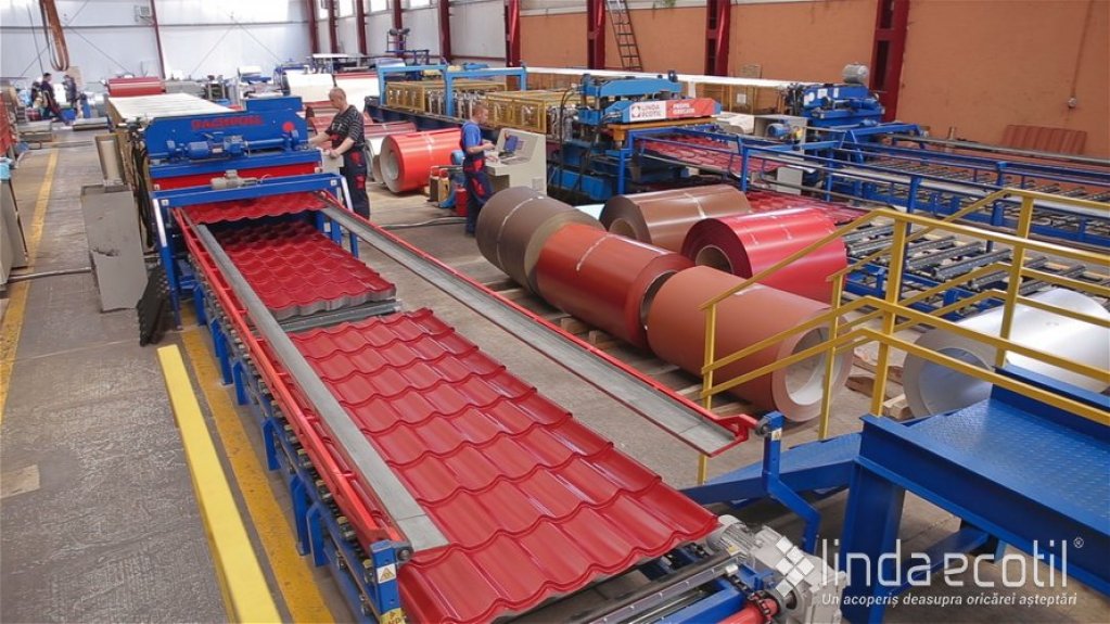 Prețuri reduse la acoperișurile din țiglă metalică Linda Ecotil
