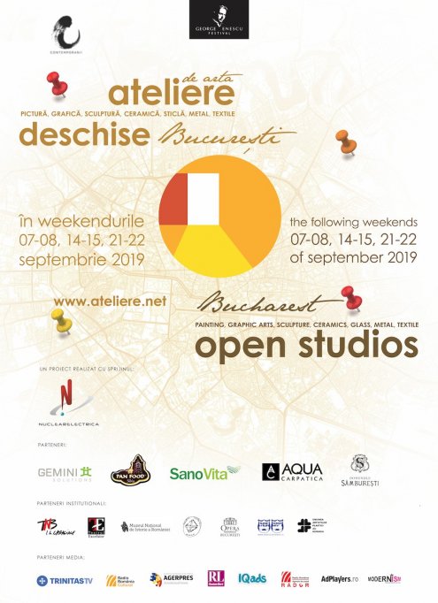 Peste 80 de studiouri deschise în București în 07-08, 14-15 și 21-22 septembrie 2019