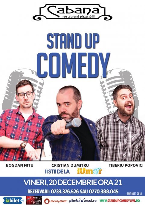 Stand-Up Comedy la Restaurant Cabana