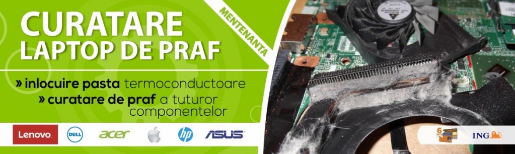 Ce trebuie sa stii cand te duci cu laptopul pentru o curatare de praf si inlocuire pasta termoconductoare?