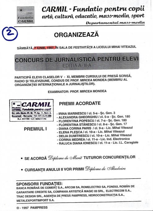 Fundatia pentru Copii Carmil