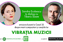 Un nou episod „Vibrația muzicii” – emisiune culturală cu Sandra Ecobescu și Tiberiu Soare