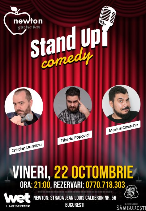 Stand-Up Comedy la Newton Bar