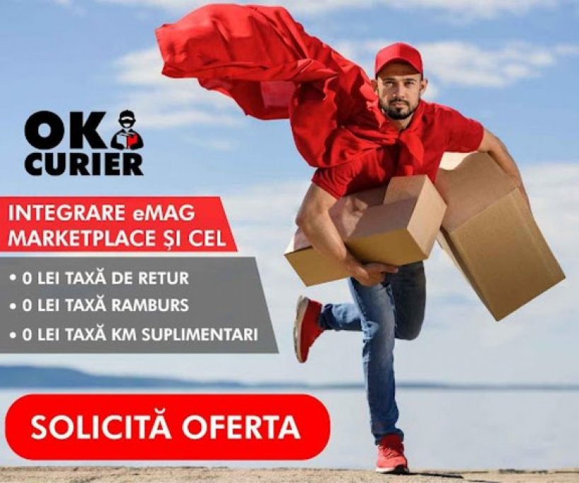 Te-ai săturat să plătești mult curierul? Vezi OkCurier, fără taxă de km suplimentari, ramburs sau retur