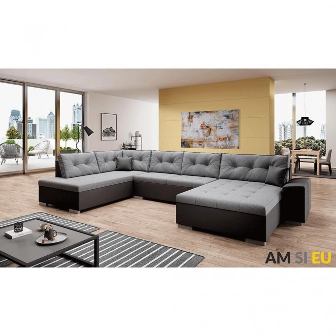 Canapele în formă de U și alt tip de mobilier și accesorii pentru casa ta sunt la AM SI EU
