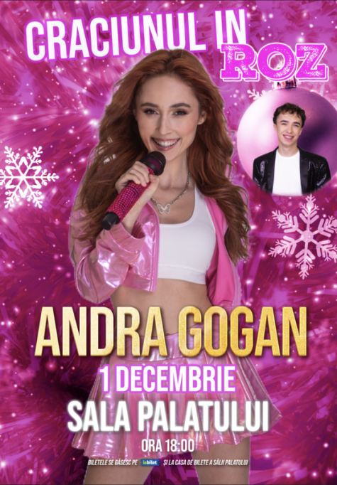 Concert Andra Gogan Craciunul in Roz