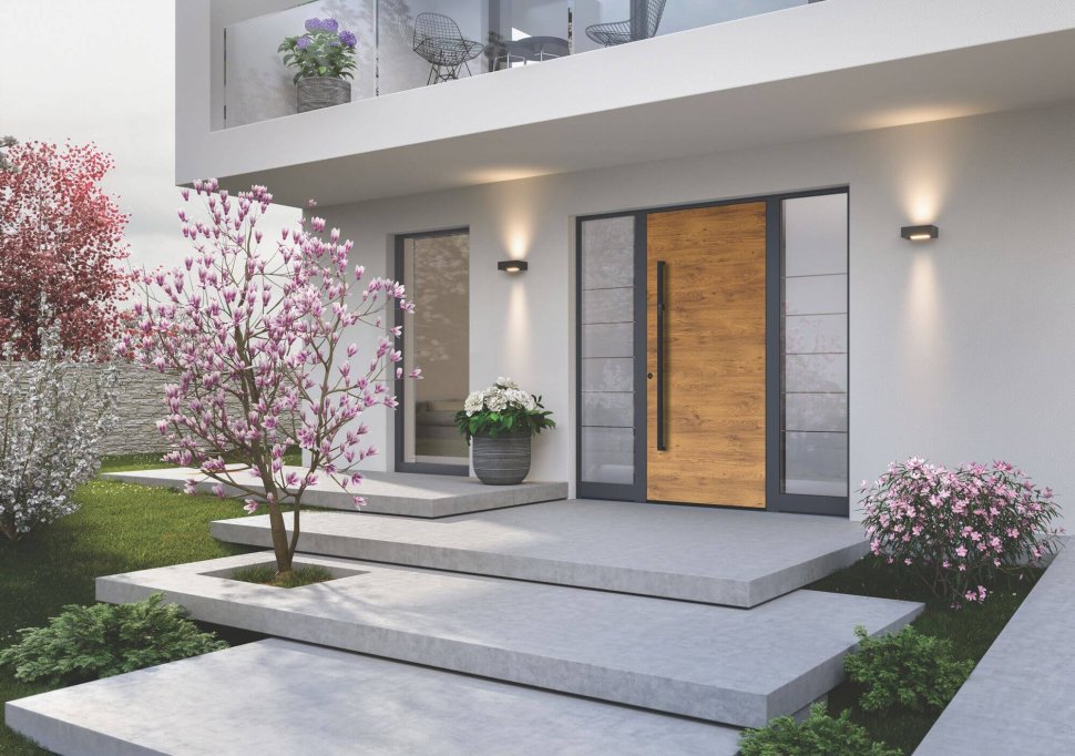 Descoperă eleganța în ușile de intrare Inotherm la târgul Săptămâna construcțiilor inteligente din Bucuresti