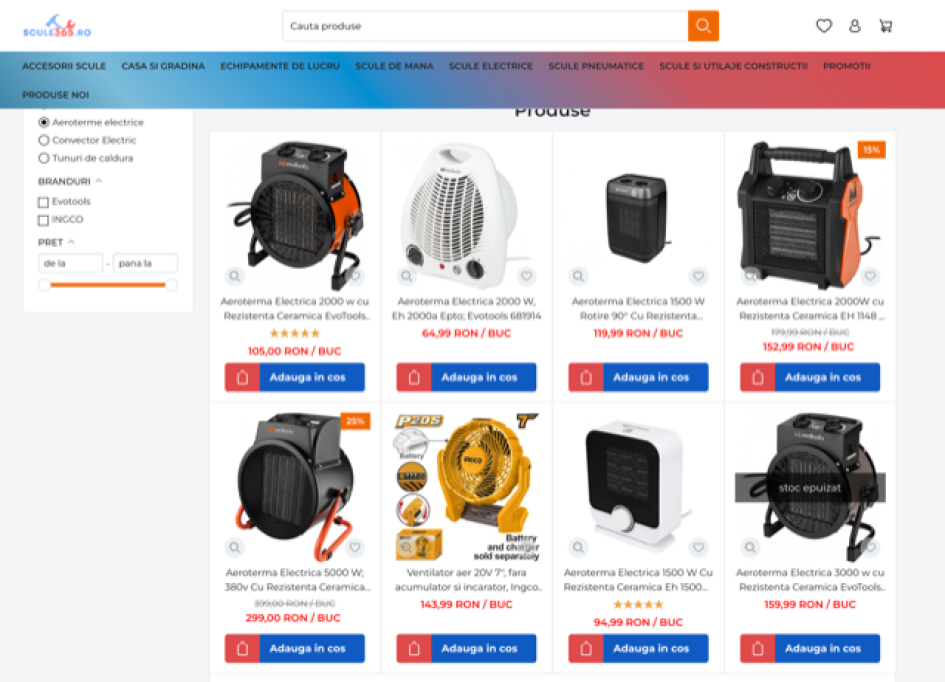 Aerotermele electrice: soluția ideală pentru încălzire rapidă - descoperă ofertele pe scule365.ro!