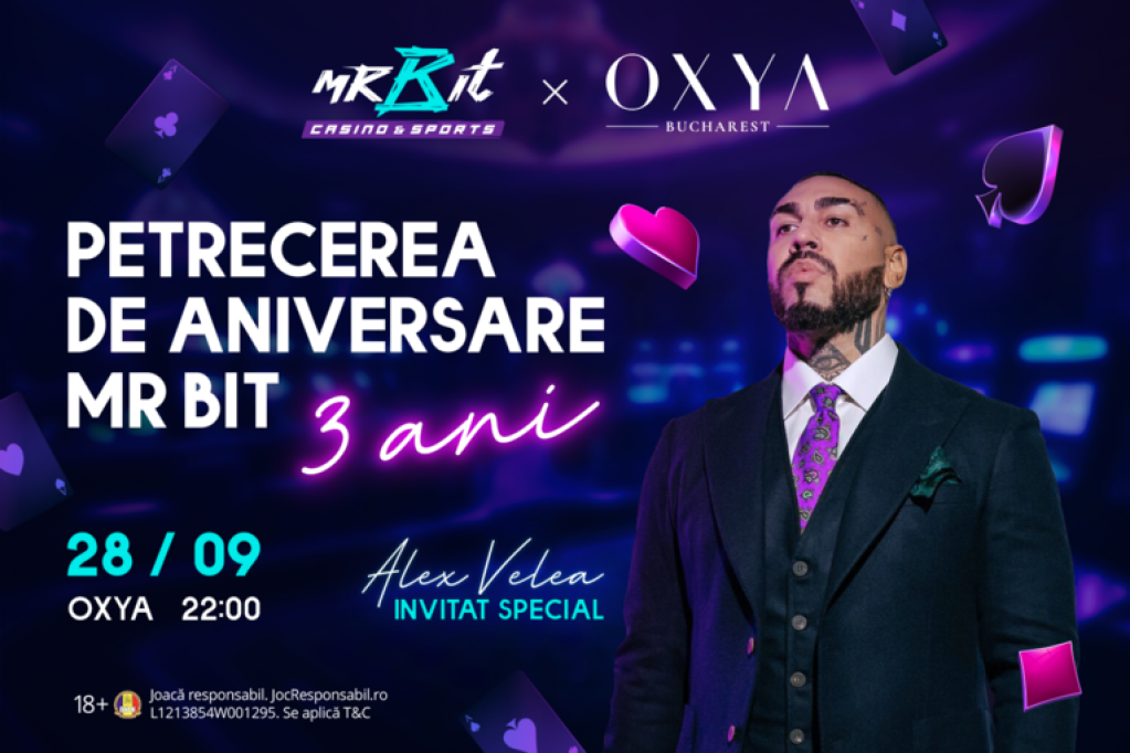 Mr Bit Aniversează 3 ani @ OXYA Club 28 septembrie