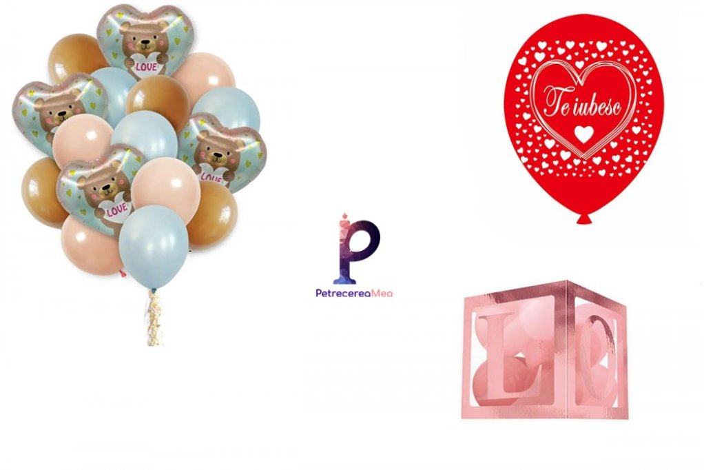 Cum să îți surprinzi iubitul cu decorațiuni Valentine's Day, baloane speciale de la petrecereamea.ro