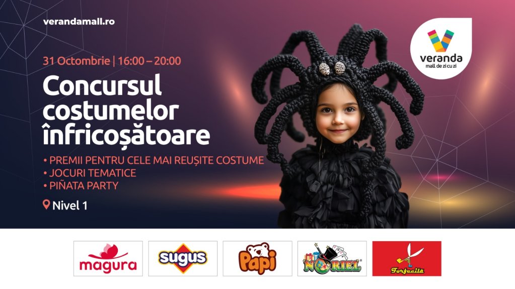 Concurs de costume înfricoșătoare de Halloween la Veranda Mall