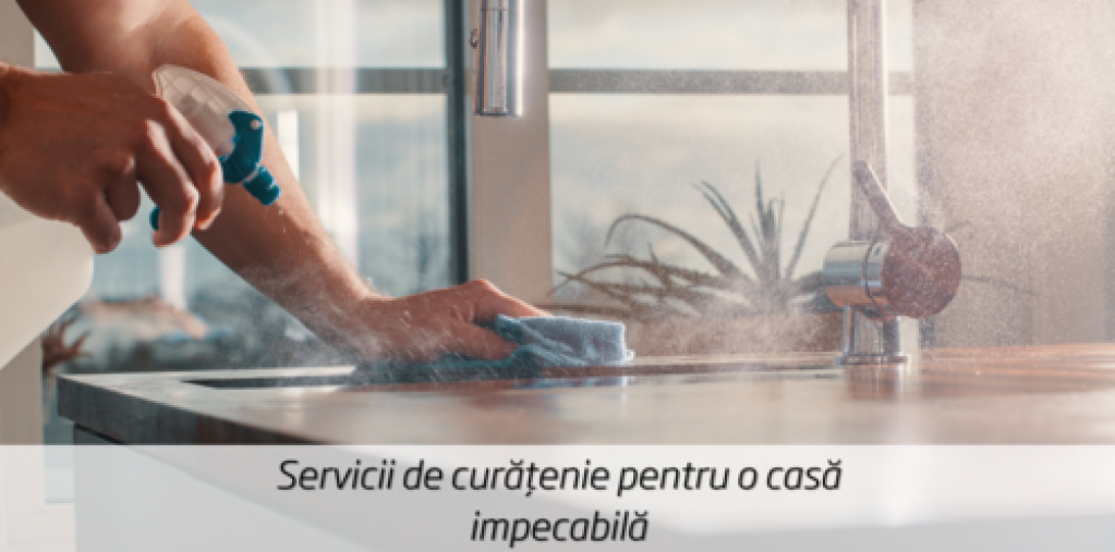 Servicii de curățenie pentru o casă impecabilă