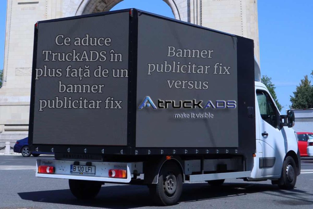 De la banner static la campanie outdoor cu adevărat eficientă, soluția TruckADS