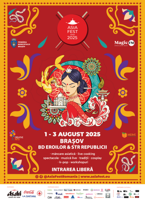 ASIA FEST are loc în Brașov între 1 și 3 august