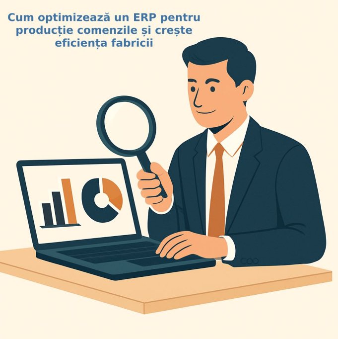 Creșterea eficienței fabricii și optimizarea comenzilor cu un ERP pentru productie