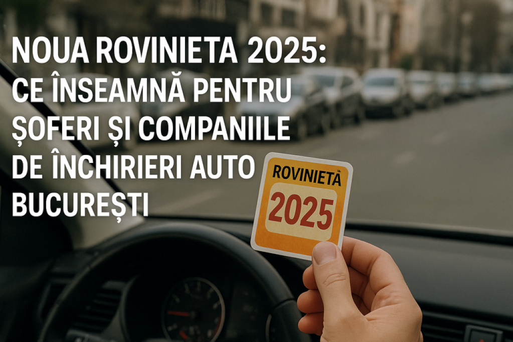 Noua rovinietă 2025: ce înseamnă pentru șoferi și companiile de închirieri auto din București