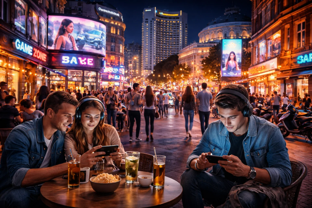 Divertismentul digital și stilul de viață urban în București