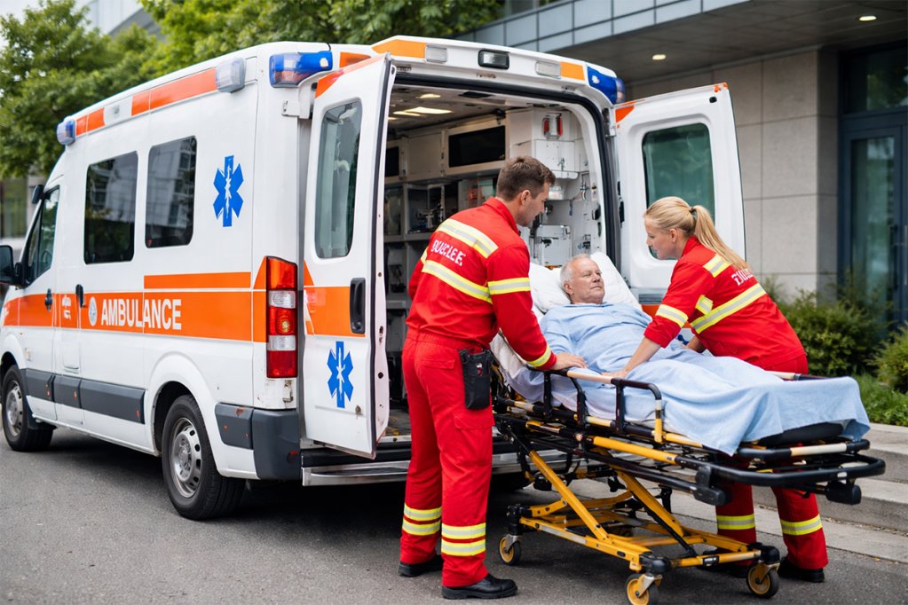 Când este recomandată o ambulanță privată pentru transportul pacienților