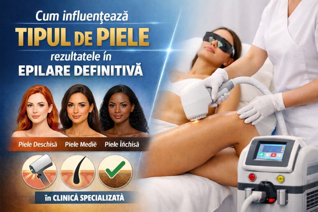 Cum influențează tipul de piele rezultatele în epilare