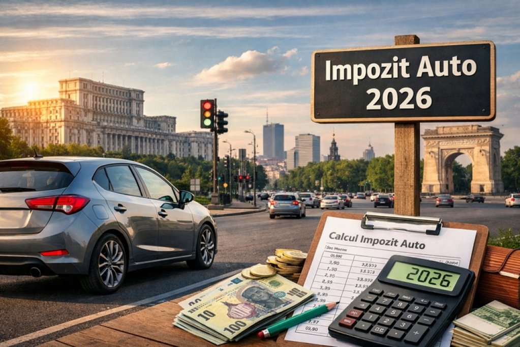 Cât vor plăti bucureștenii impozit auto în 2026