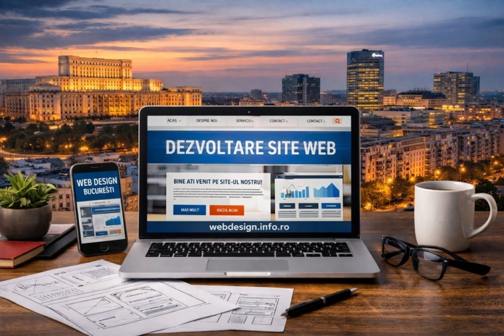 Realizare site web profesional: cheia succesului pentru afacerile moderne din București