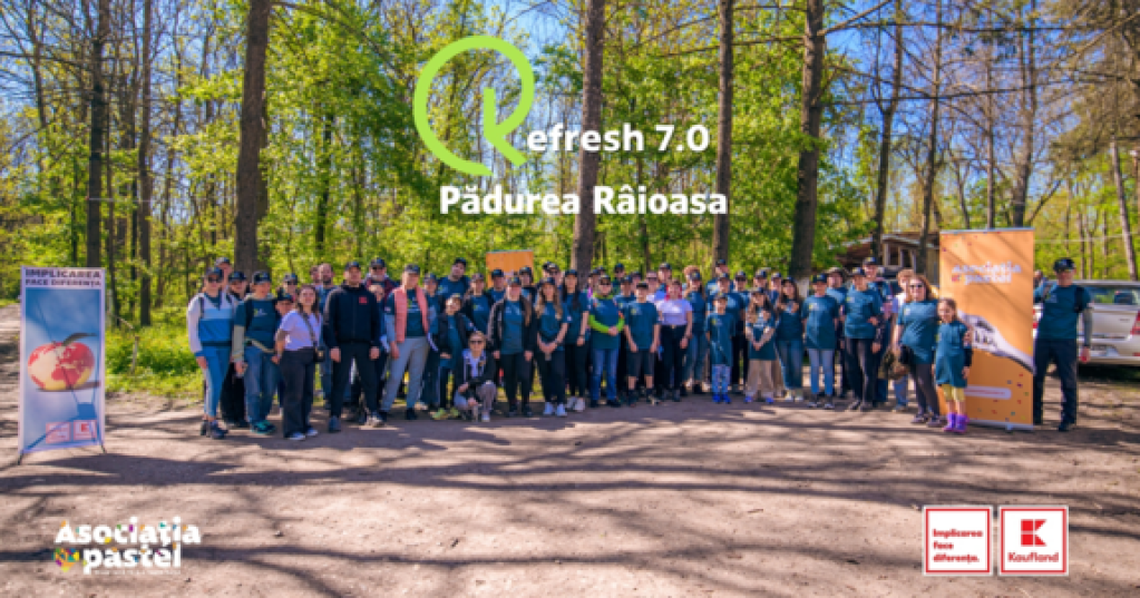 80 de voluntari în Pădurea Râioasa, pentru o acțiune de ecologizare