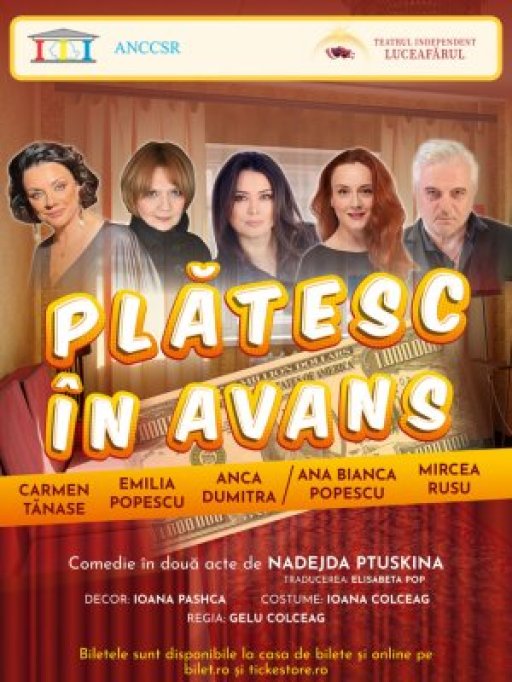 Plătesc în avans