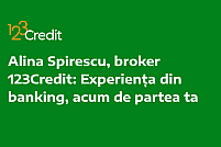 Alina Spirescu, broker 123Credit: experiența din banking, acum de partea ta