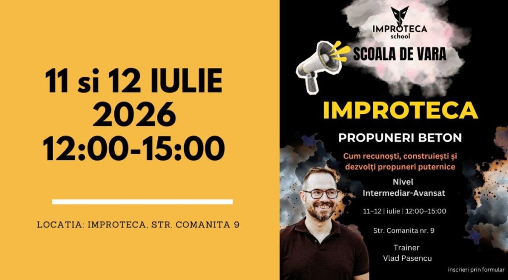 Improteca Summer School III. Propuneri beton
