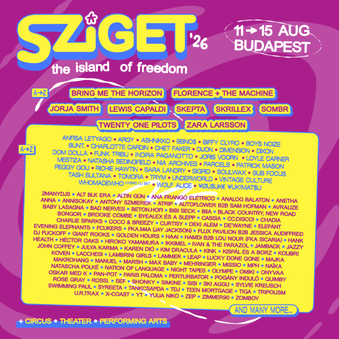 Warm-Up Party Sziget 2026 la J'ai Bistrot