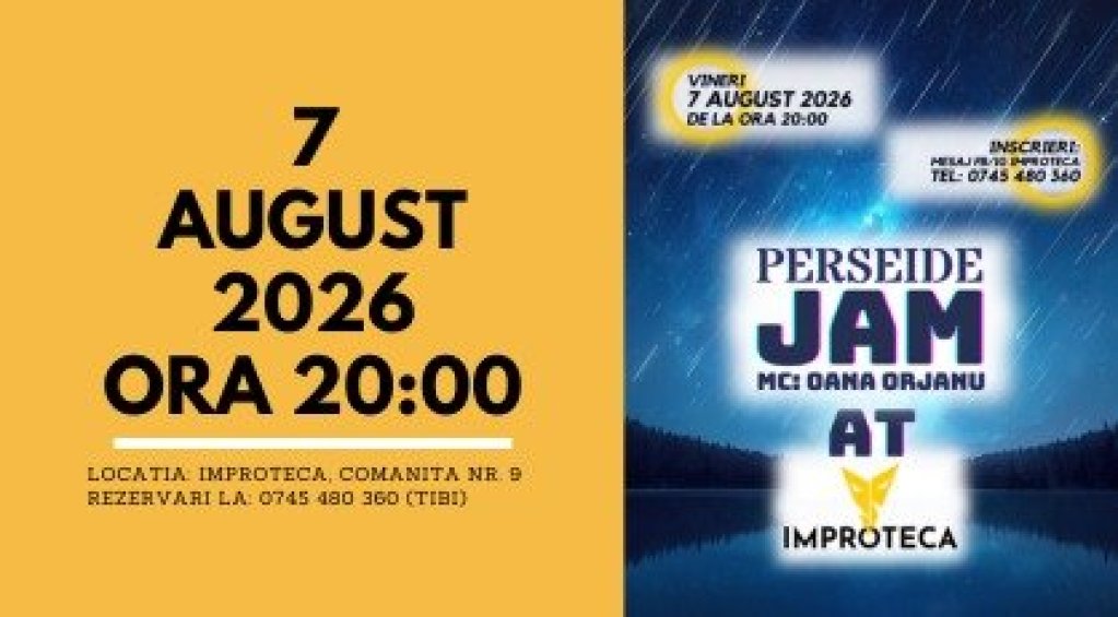Perseide Jam - Improv Jam (7 august 2026)